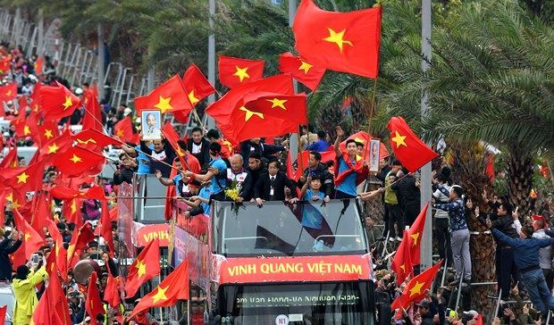 U23 Việt Nam khép lại lễ diễu hành nhớ đời