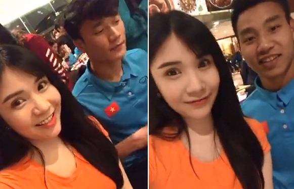 Thanh Bi 'Người phán xử' khiến fan ghen tị khi gặp gỡ U23 Việt Nam