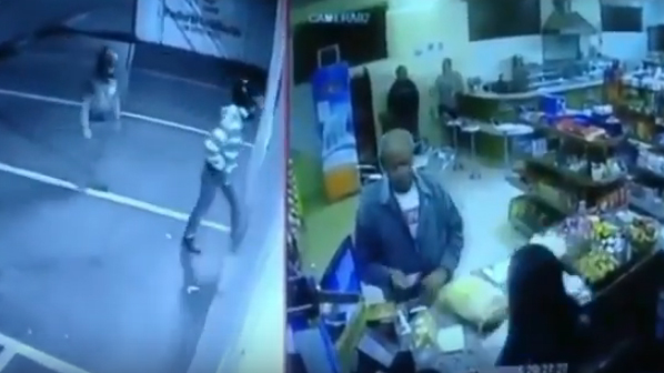 Bị hạ gục, tên cướp vẫn bắn trả trúng chân cảnh sát