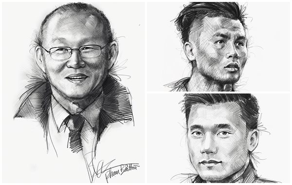 Ngắm loạt chân dung cực chất của U23 Việt Nam cùng thầy Park